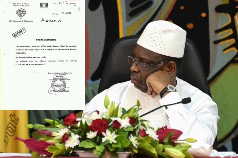 Guerre des documents: L'ordre de mission qui fragilise la position de Macky 