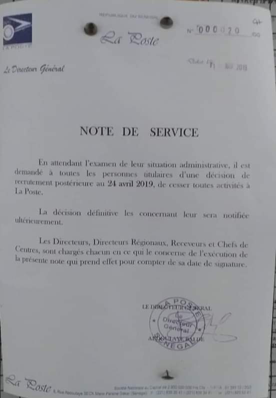 Recrutement Massif à la Poste : Bibi Baldé lance le "Grand Nettoyage"