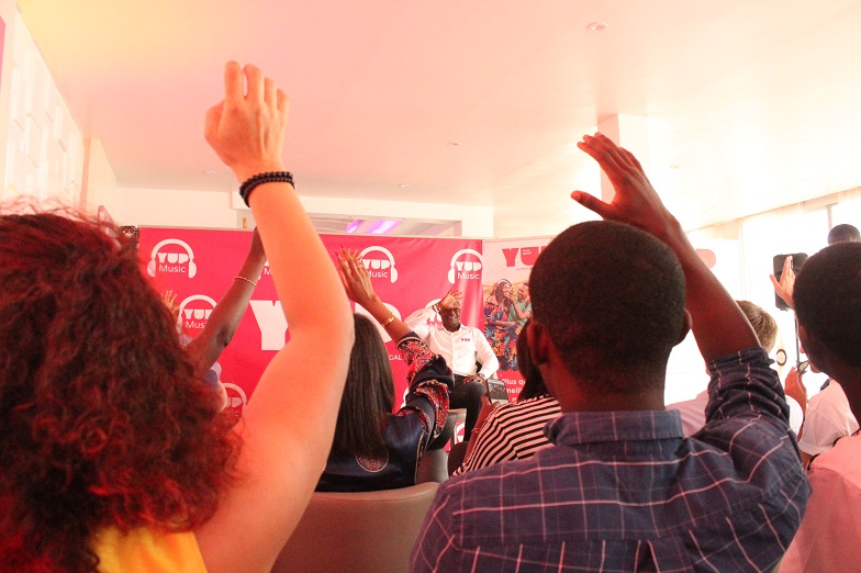 Les images du lancement de l’application "YUP Music" 