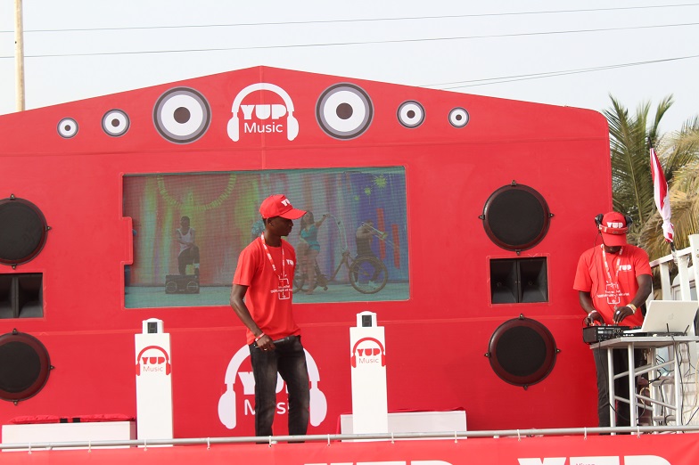 Les images du lancement de l’application "YUP Music" 