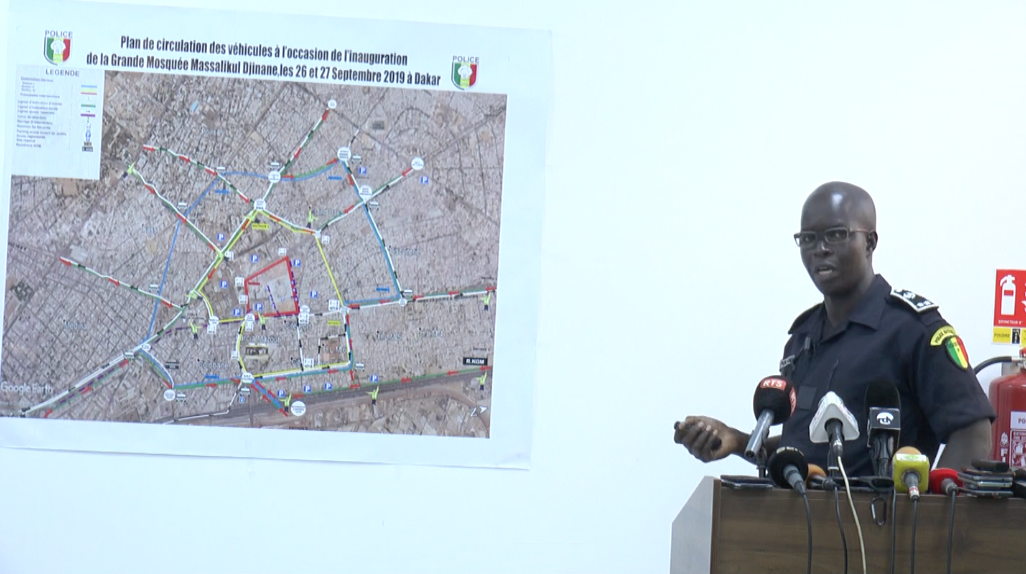 Dispositif sécuritaire pour l’inauguration de la mosquée Massalikoul Djinane : 1600 policiers mobilisés