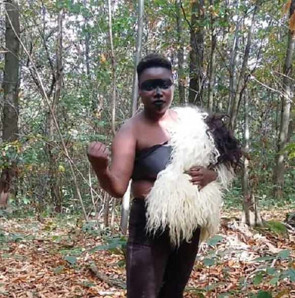 PARIS: L’actrice Oumy Thiaré  avec la compagnie Les Framboisiers