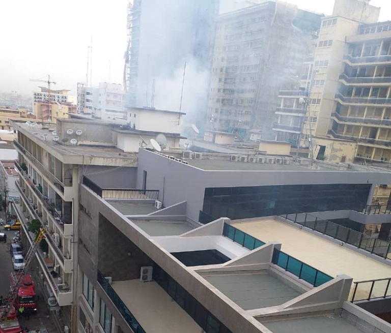 Dernière minute: Incendie au bâtiment du Trésor public de Dakar