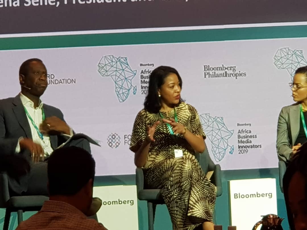 Bloomberg média pour l'Afrique accompagné  (Par Léna Sène de DCA)