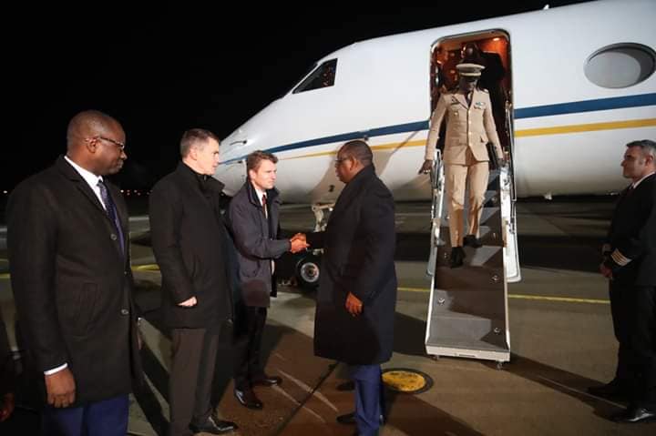 L'arrivée du président Macky Sall Berlin