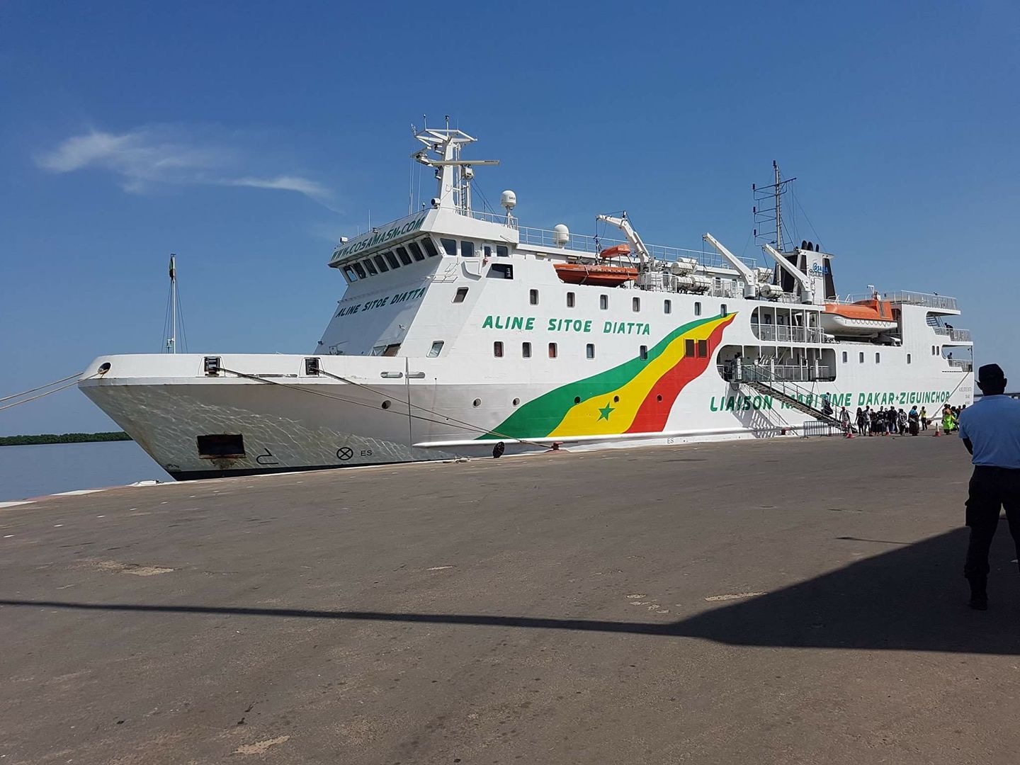 Le cas suspect du bateau Aline Sitoé DIATTA est contrôlé négatif