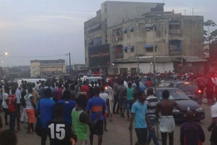 Destruction d'un centre de lutte contre l'épidémie de coronavirus à Abidjan