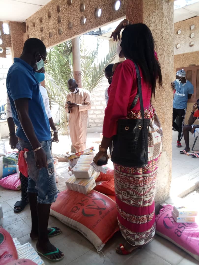 Force Covid-19 / Fatoumata Niang Ba participe à l'effort de guerre
