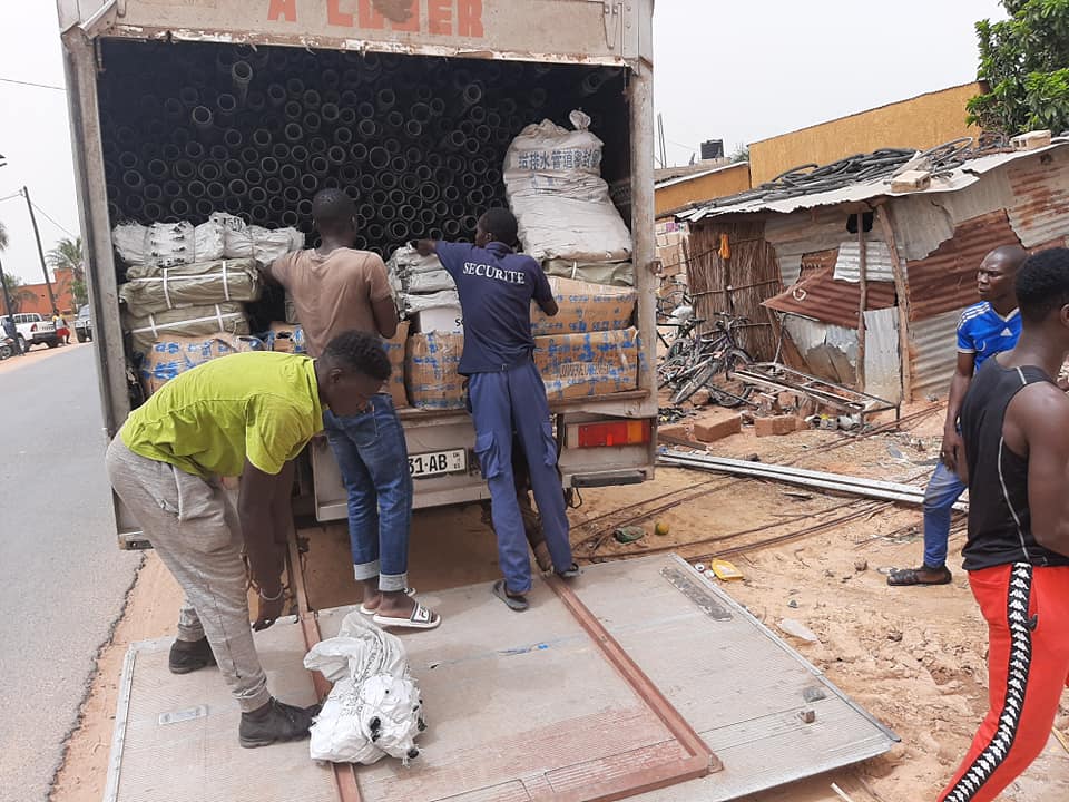 Extension du réseau d'eau au Cap Skirring: Le matériel est arrivé ce matin