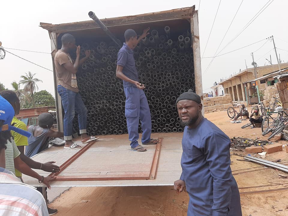 Extension du réseau d'eau au Cap Skirring: Le matériel est arrivé ce matin
