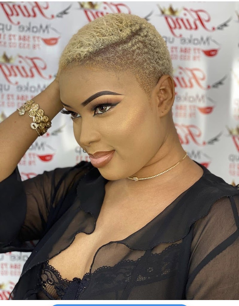 Soukeyna Sall  avec sa nouvelle coiffure 