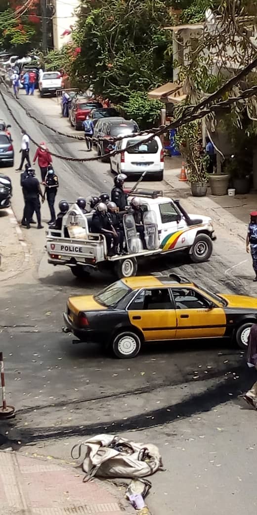 Dernière minute: Des invalides de guerre manifestent dans les rues de Dakar