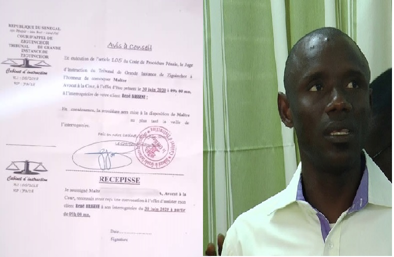 ​"Nous refusons un autre report de l'audition de René Capain Bassene"