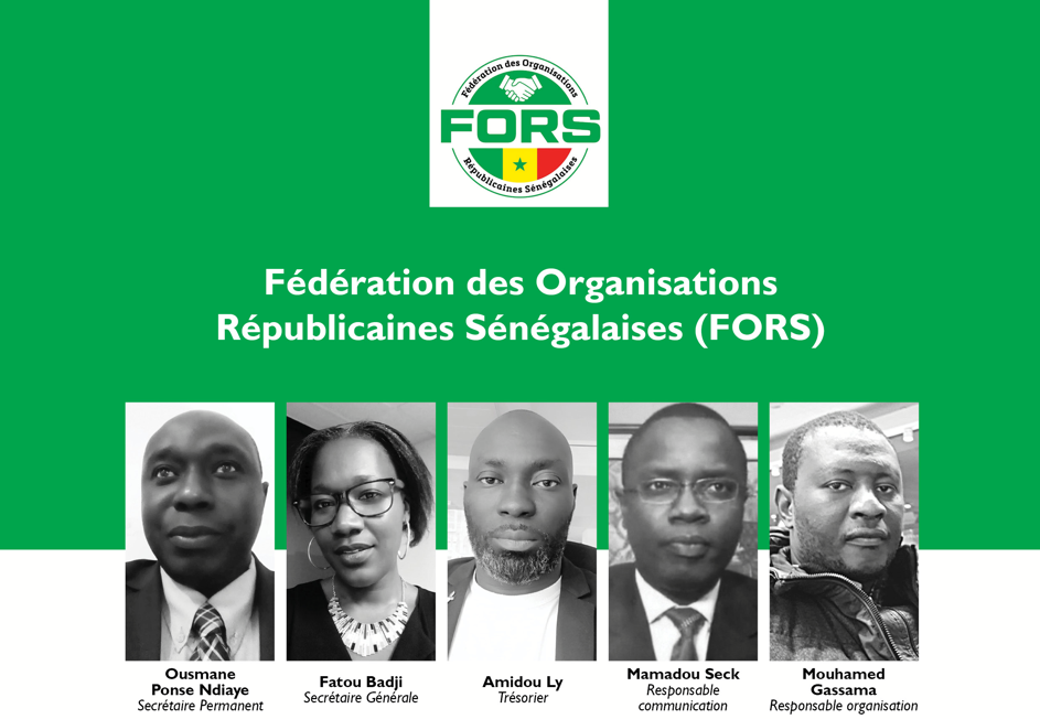"FORS": La nouvelle formation politique, dénonce la "mal gouvernance" sous Macky 