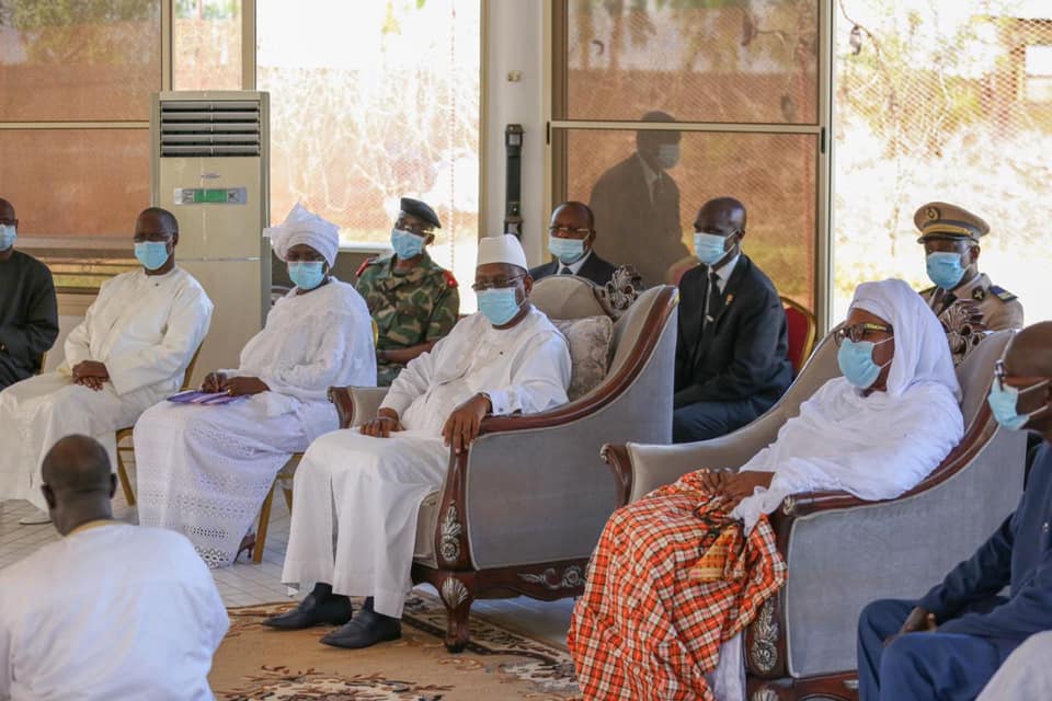 Condoléances: Macky Sall chez feu Babacar Touré
