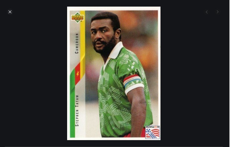 Décès du capitaine camerounais Tataw de la Coupe du monde 1990