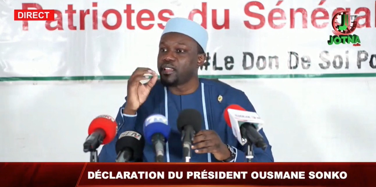 Sonko : "J'ai appelé ce matin monsieur Lansana Gagny Sakho"