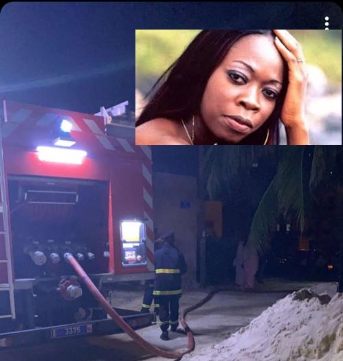 La maison de Aby Ndour a pris feu