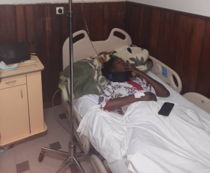 Barbaries policières: Adja Ndiaye de "Dakaractu" sauvagement bastonnée par les éléments du GMI 