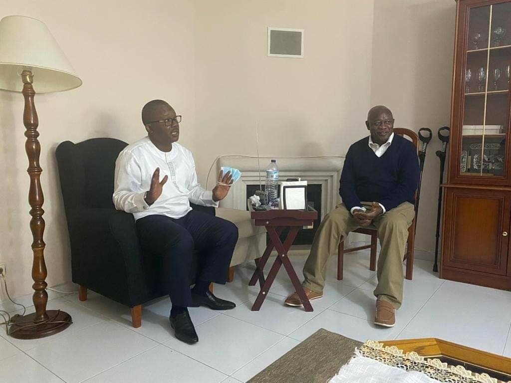 Embaló rend visite à un grand responsable du PAIGC