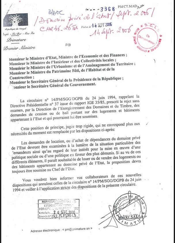 Explosive: Macky Sall cité dans une vaste escroquerie foncière (Document)