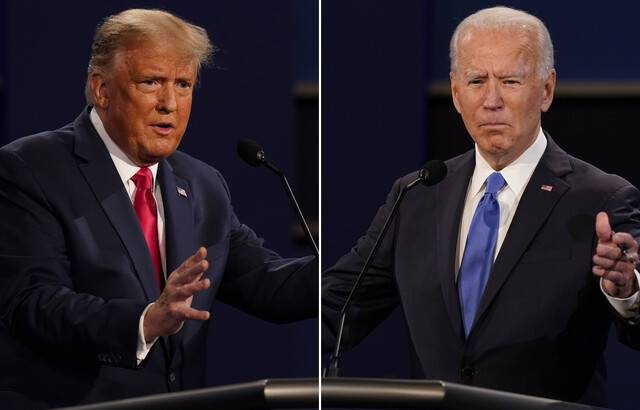 Élections américaines 2020: Joe Biden et Donald Trump toujours au coude-à-coude