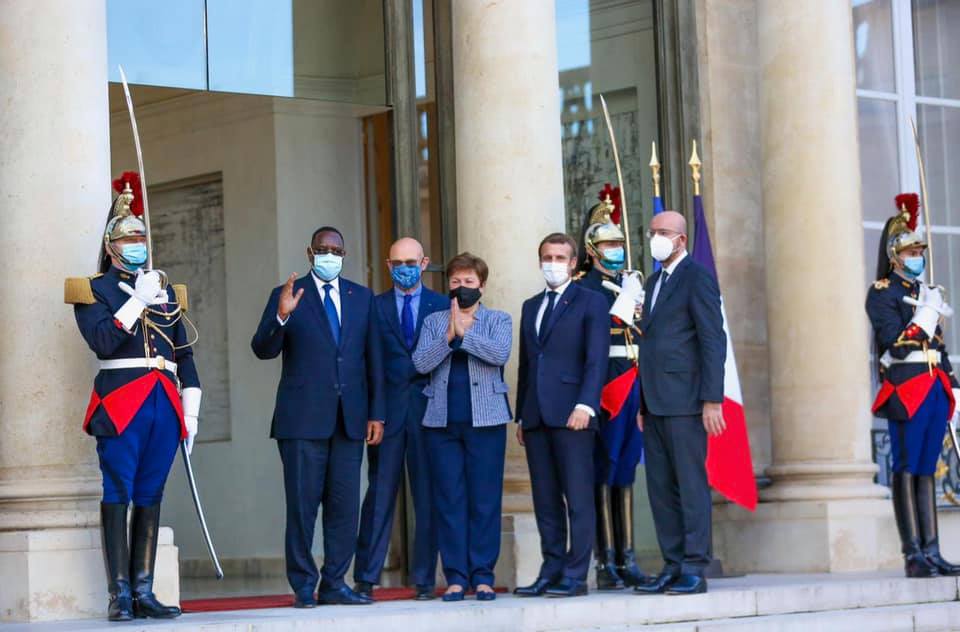 Macky Sall rencontre Macron dans son Palais