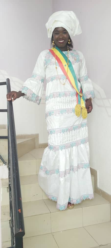La Benjamine du CESE, Dieynaba Goudiaby à l'installation du nouveau Président