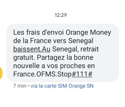 Transfert d’argent : Orange money baisse ses tarifs 