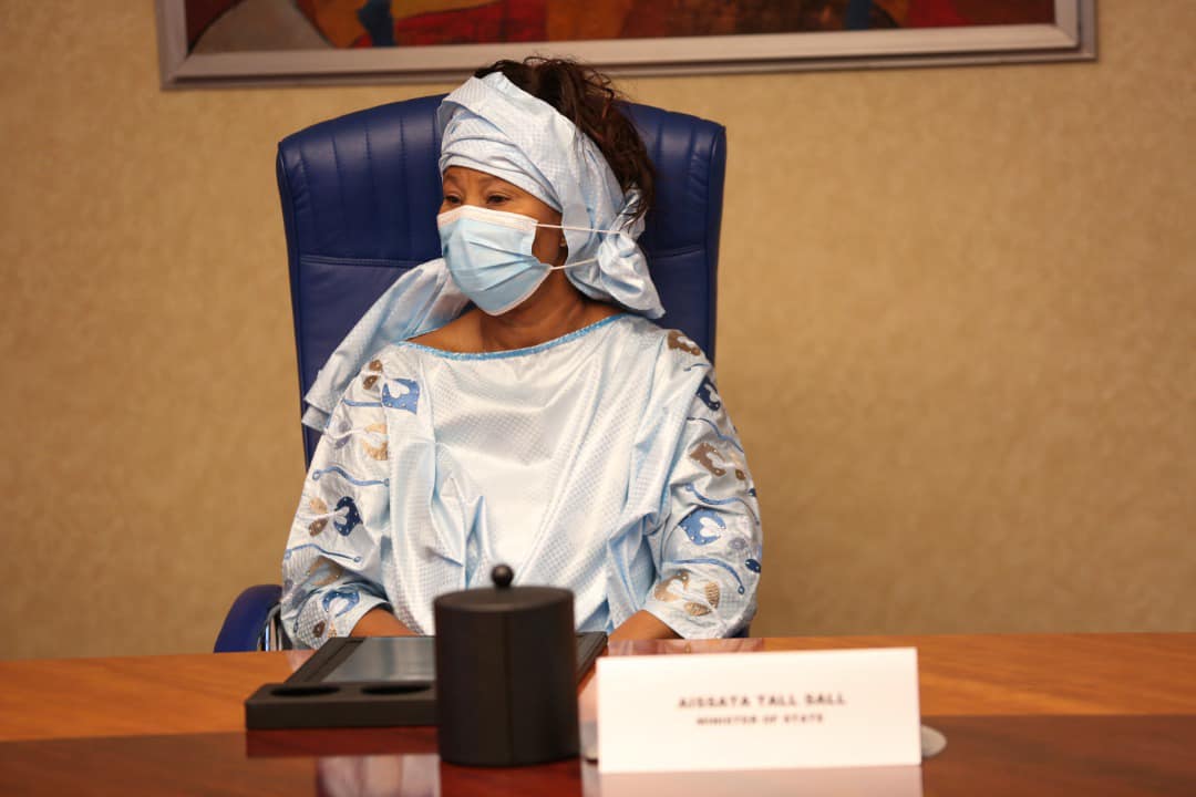Aïssata Tall Sall à l’investiture du Président Condé 