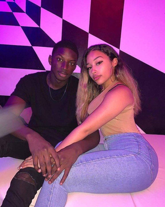 Ibrahima Aly Ngouille Ndiaye et copine Line Sow