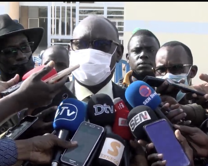 Me ElHadji Diouf à sa sortie du tribunal : «Ma cliente est confiante et elle a répondu à toutes les questions »