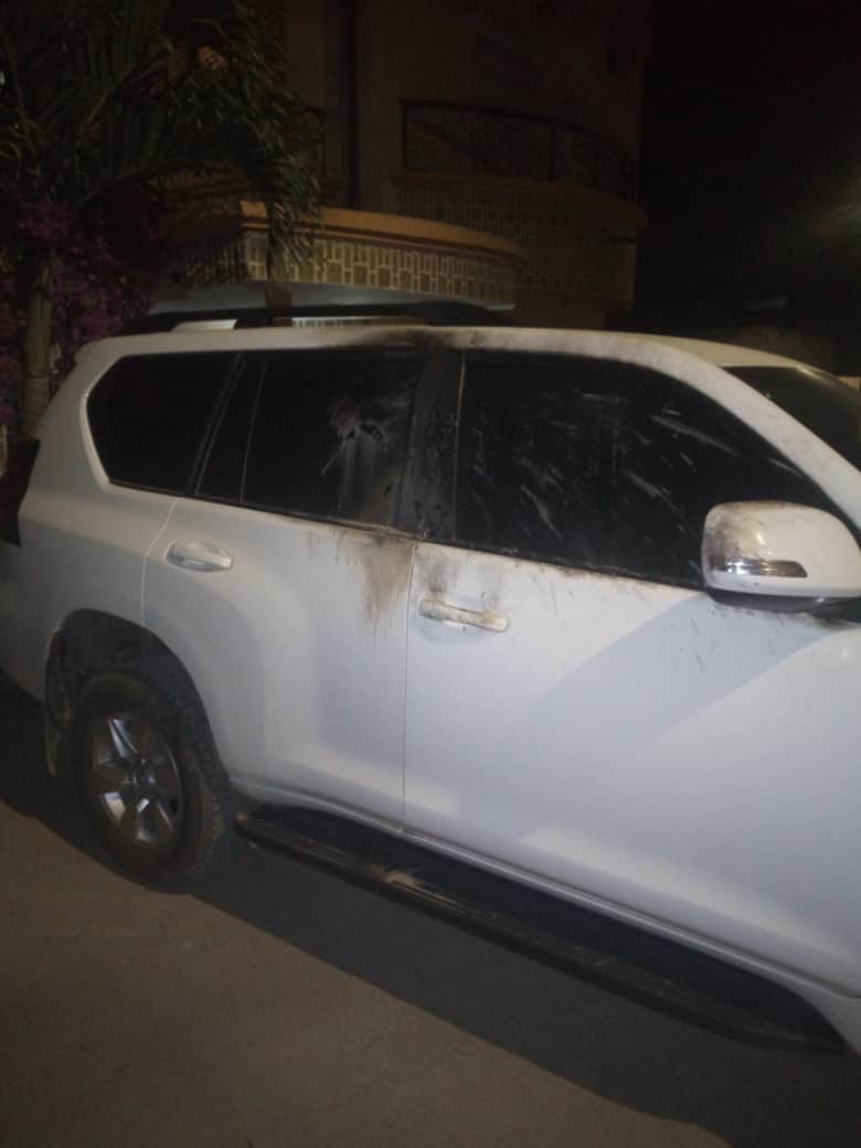 Incendie chez Seydou Diouf :  les premières images 