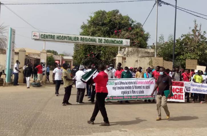 Marche à Ziguinchor pour dénoncer la situation de l'hôpital régional