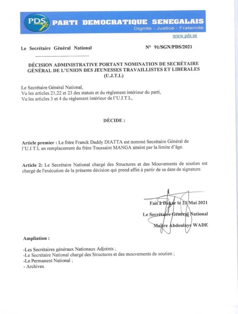 UJTL : Toussaint Manga remplacé ( Document )
