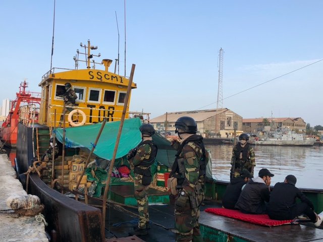 Bateau de drogue intercepté par la Marine Sénégalaise : L'origine des trois trafiquants connue 