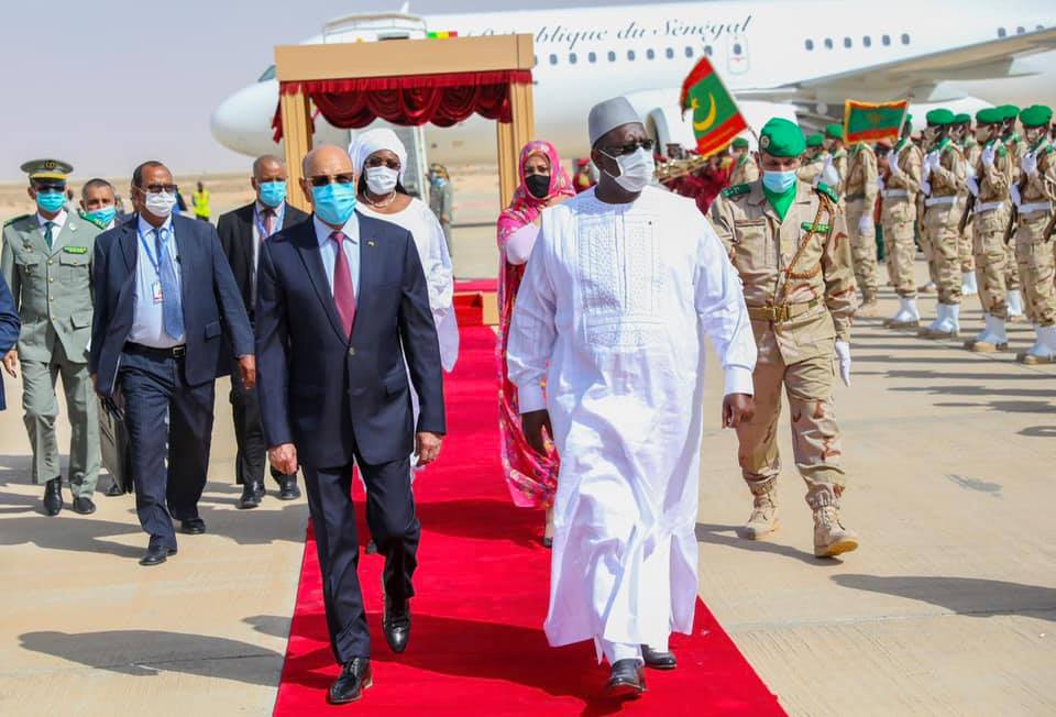 PHOTOS : Macky Sall effectue son premier voyage avec le nouvel avion présidentiel en Mauritanie