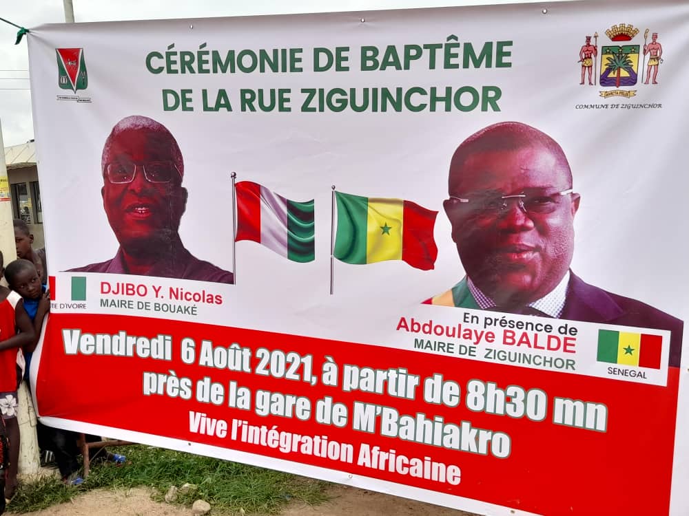 Cote Ivoire : Une rue baptisée "Ziguinchor"