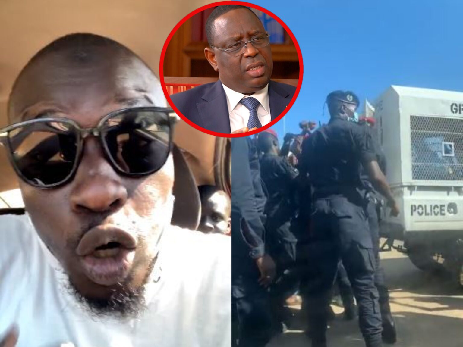 Karim Xrum Xax aux policiers : “Macky Sall ne vous respecte pas !”