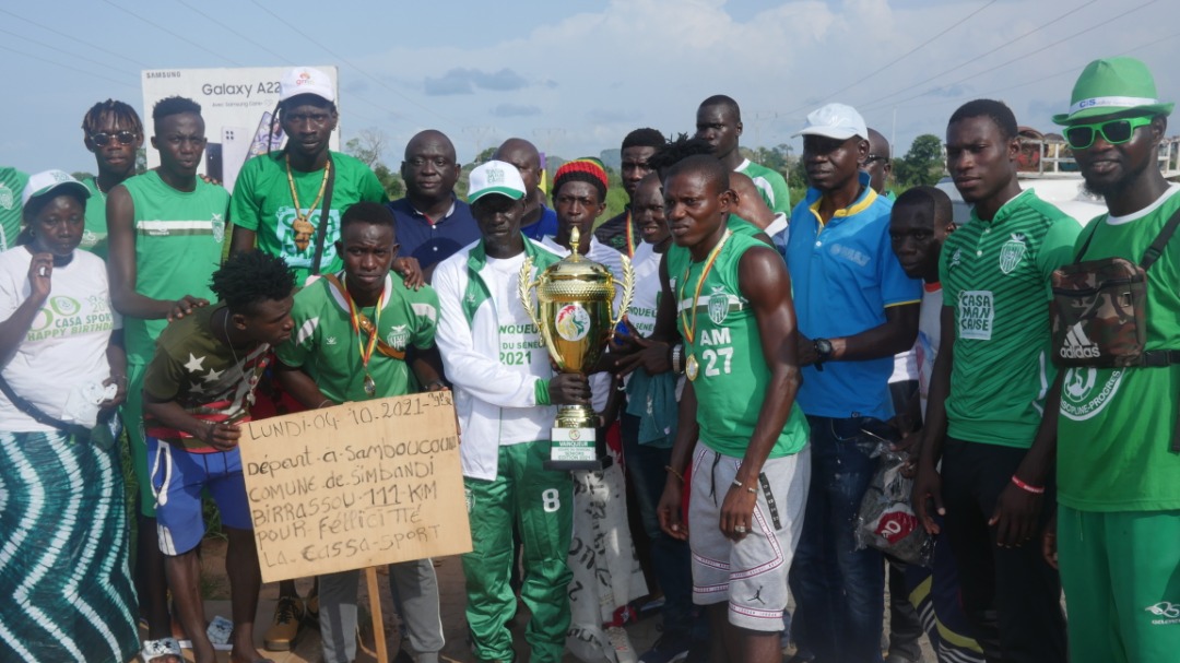 Samboucounda- Ziguinchor : Bouly Dabo fait 111 km pour aller féliciter le Casa Sport