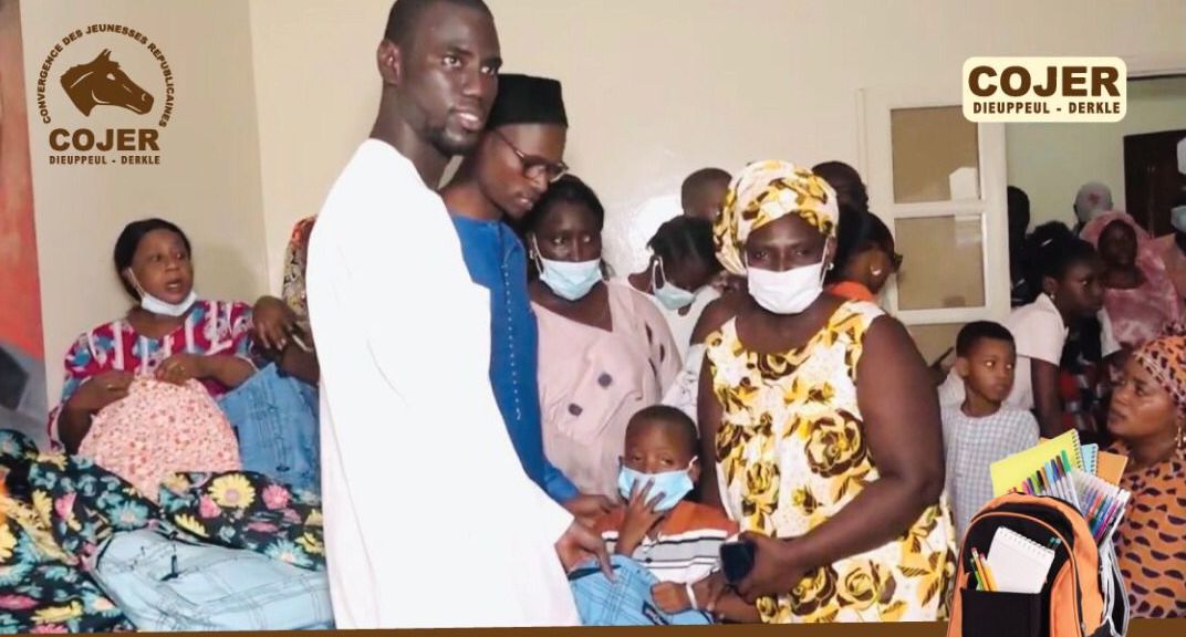  Dieuppeul-Derkle : La COJER distribue des kits scolaires aux établissements scolaires