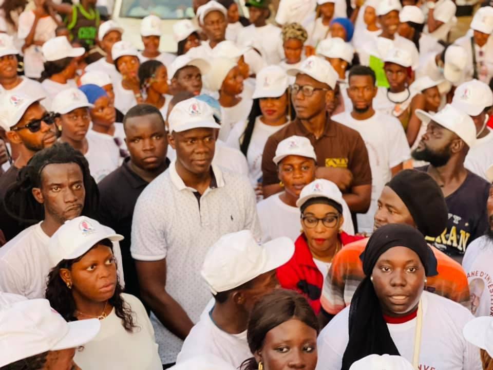 Locales 2022 : La jeunesse de Dalifort "valide" la candidature de Mouhamed Mbengue à travers une grande marche
