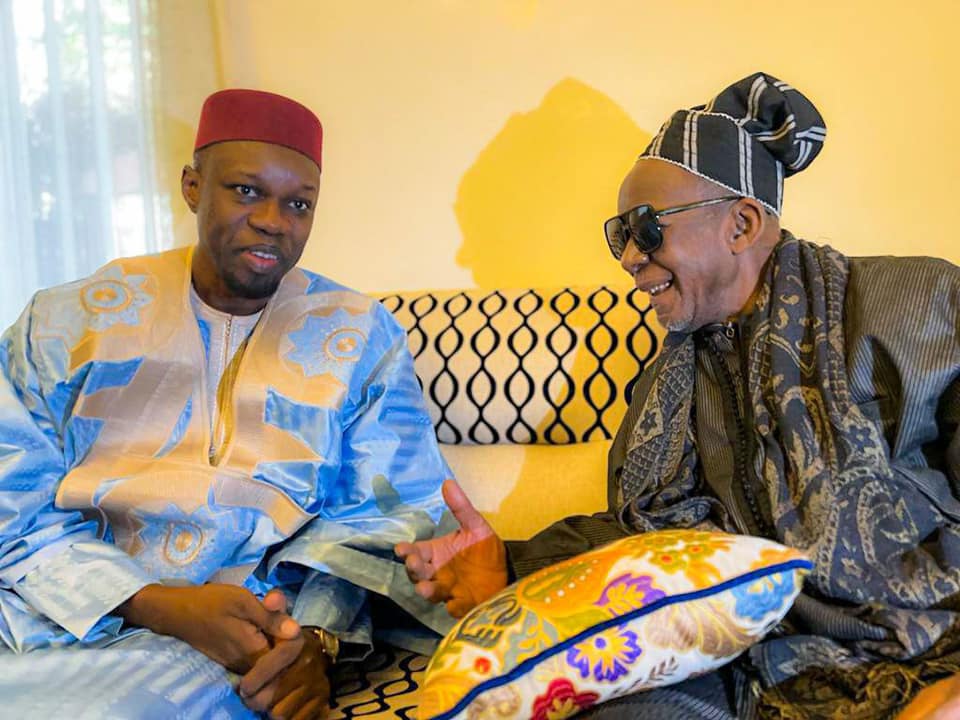 Ousmane Sonko, Président de Pastef: «Cheikh Mahi Niass m’a accordé quelques minutes de son précieux temps. »