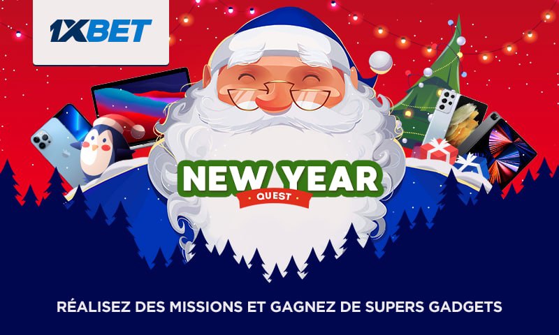 1xBet offre des gadgets Apple et Samsung dans le cadre de la promotion "New Year Quest"