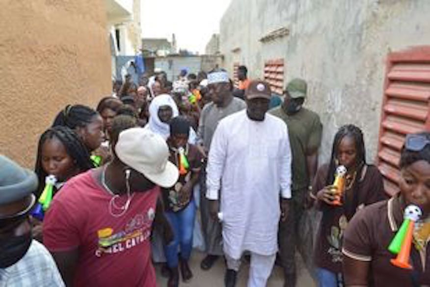 Locales à Kaolack : Abdallah Mountakha Niasse occupe le terrain pour la victoire de BBY