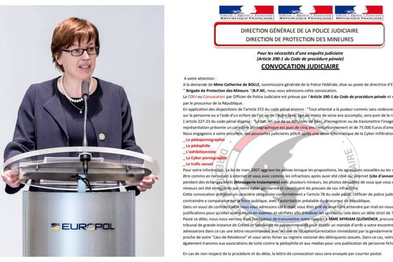 Vous avez reçu un mail de la police signé par la présidente d'Europol ? Surtout n'y répondez pas!