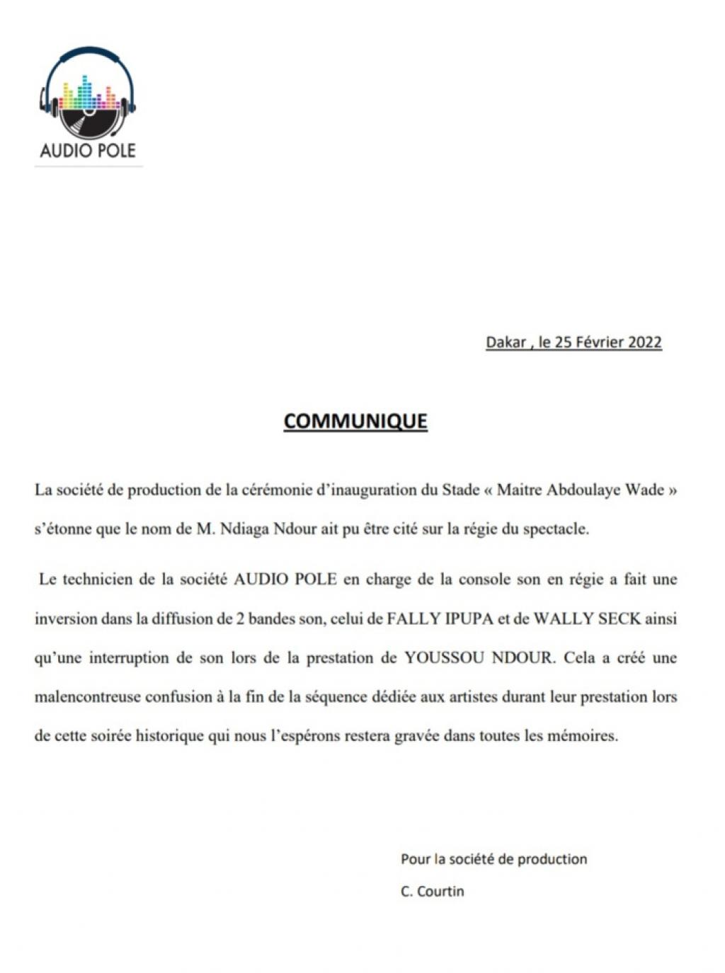 Non prestation de Wally Seck : Les turcs et Niaga Ndour brisent le silence