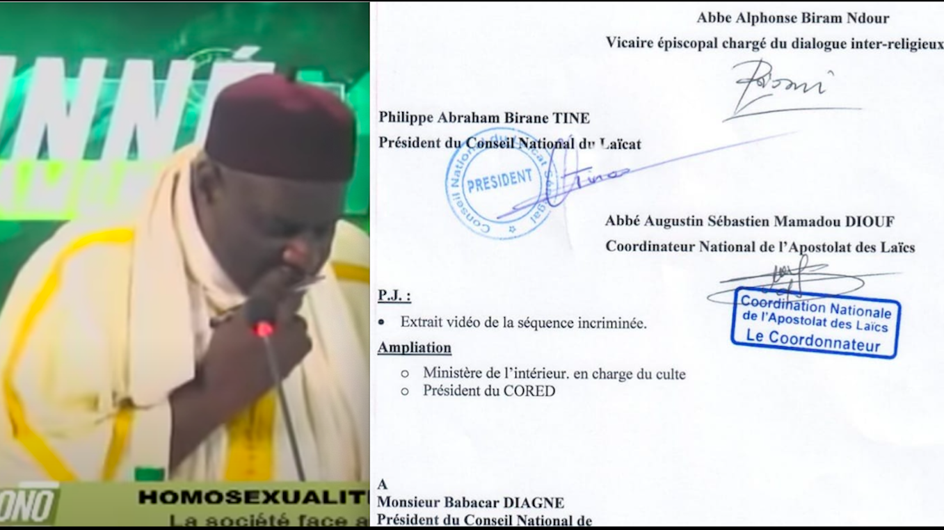 Propos "irresponsables" de outaz SALL : L'Eglise exige des excuses publiques 