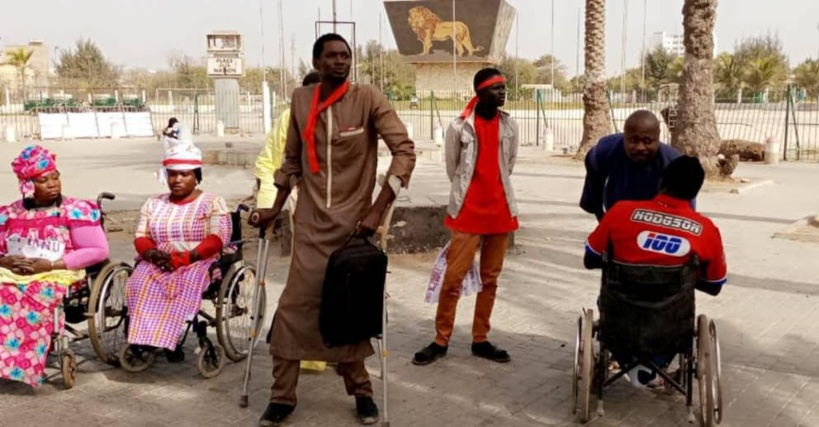 Place de la nation : Les handicapés vilipendent le régime de Macky