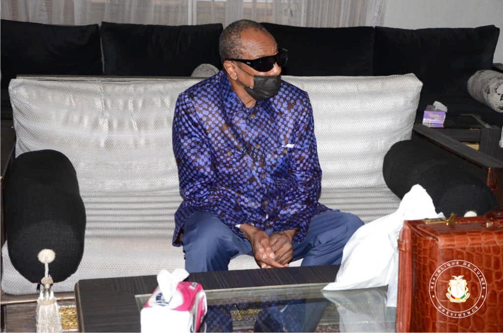 Les images du retour d'Alpha Condé à Conakry